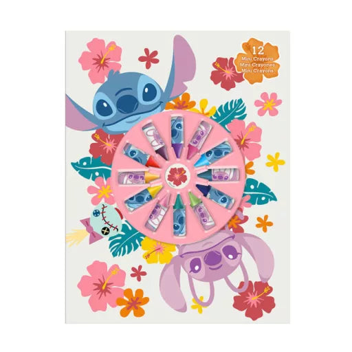 Carnet + mini pastel Stitch et Angel