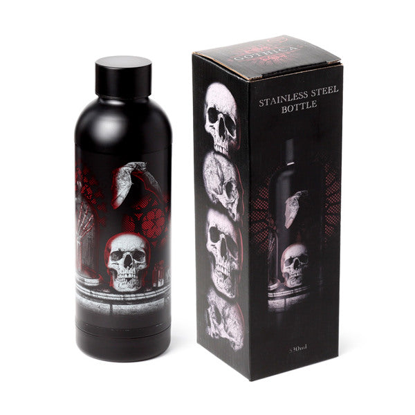 Bouteille thermique en acier inoxydable avec crâne