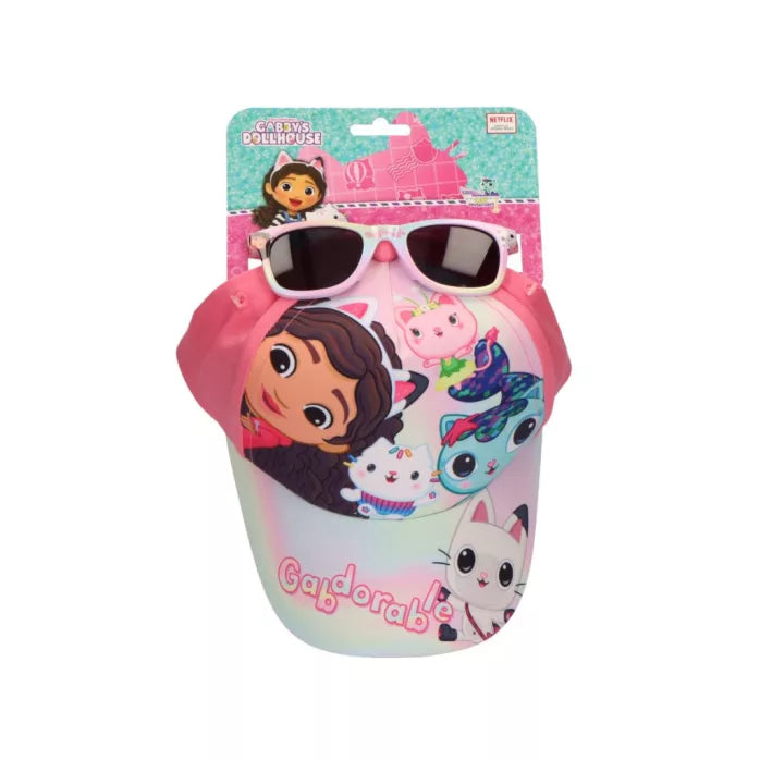 Ensemble lunettes de soleil et casquette Gabby chat