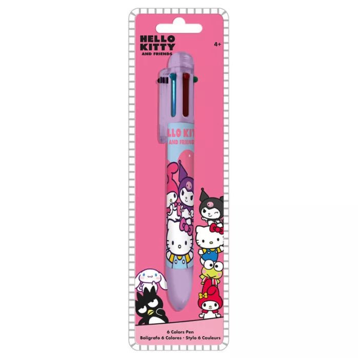 Stylo hello kitty 6 couleurs