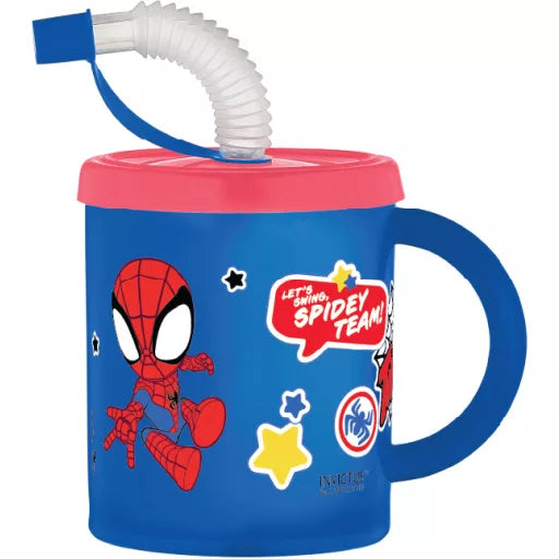 Gobelet a paille spiderman 210ml