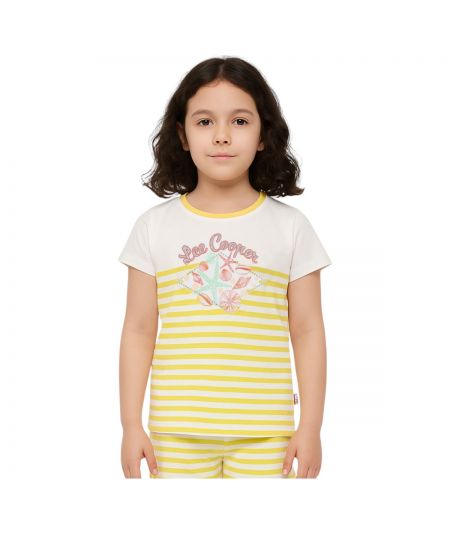 Tee shirt manche courte fille Lee Cooper