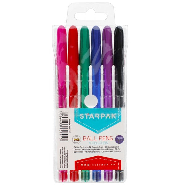 Pochette 6 stylos starpak