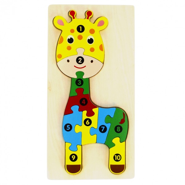 Puzzle Bois Girafe