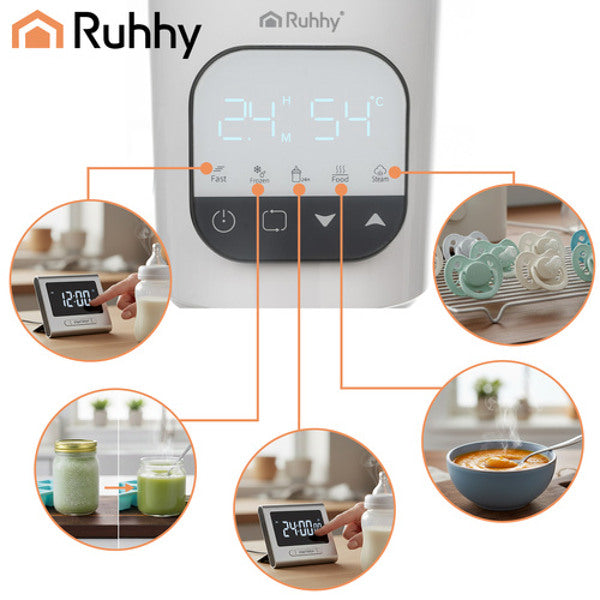 Chauffe-biberon ruhhy 5 en 1