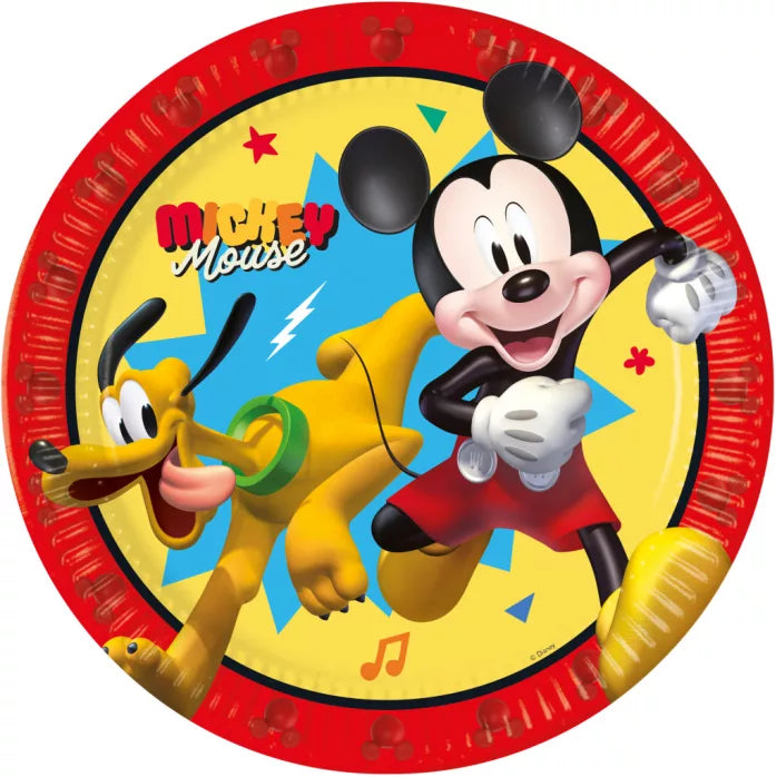 8 Assiettes Mickey 23cm
