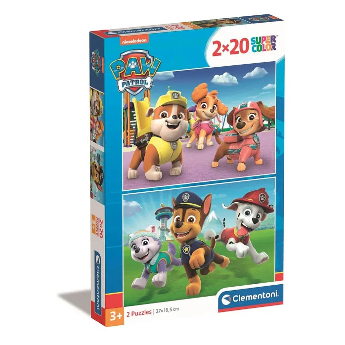 Puzzle 2×20 pièces pat patrouille