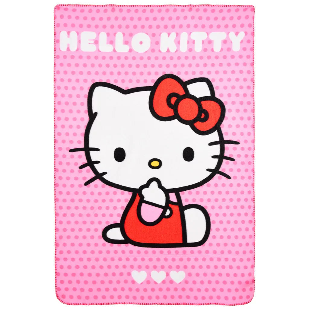 Plaid polaire hello kitty
