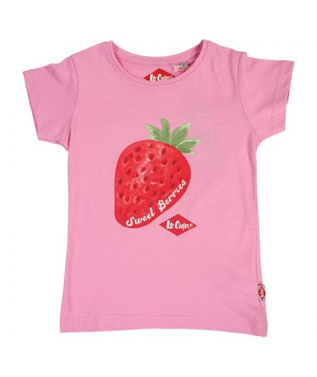 Tee shirt manche courte fille Lee Cooper