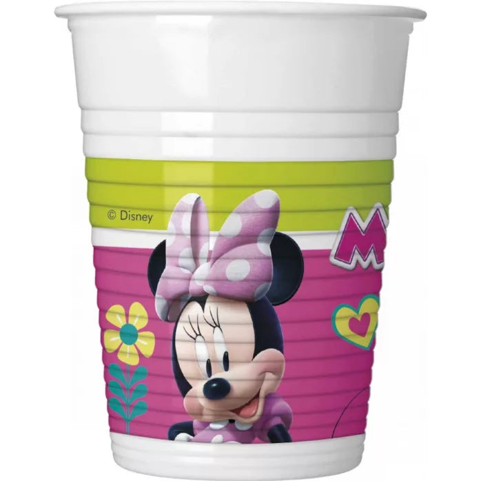 8 gobelets plastiques anniversaire