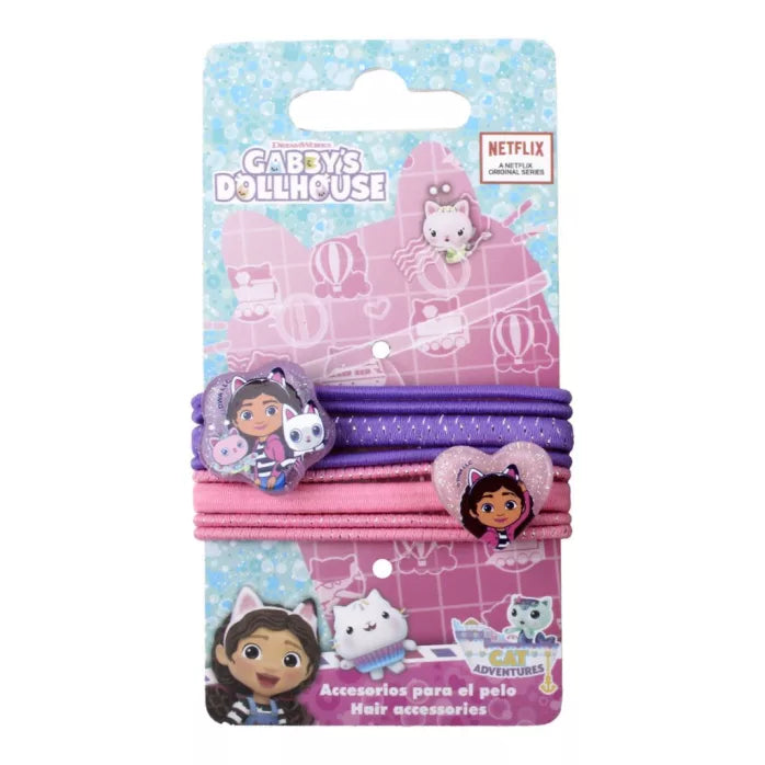 Élastiques cheveux Gabby chat x8