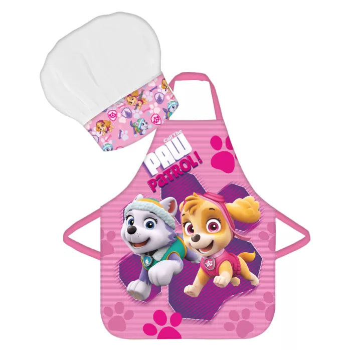 Tablier de cuisine + toque pat patrouille