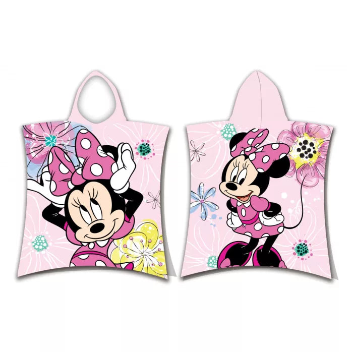 Poncho de plage Disney Minnie 55x115 cm séchage rapide