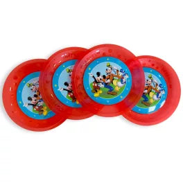 Lot 4 assiettes Mickey plastique