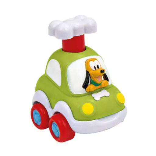 Voiture Mickey Pluto press&go clémentoni