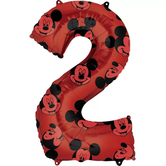 Ballon aluminium chiffre Mickey