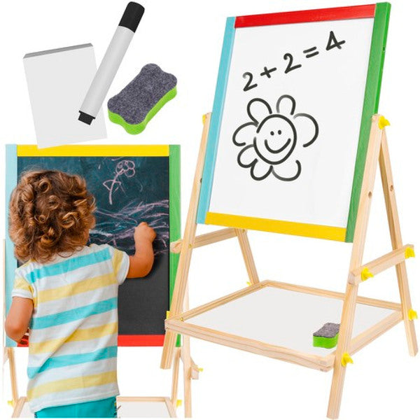 Petit tableau double face en bois Kruzzel