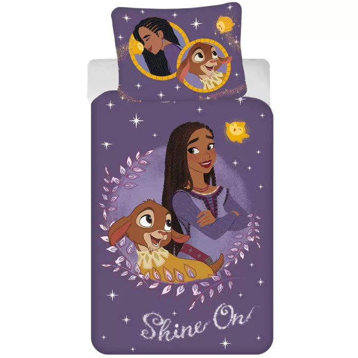 Parure de lit Disney Wish 140×200cm, 70×90 cm