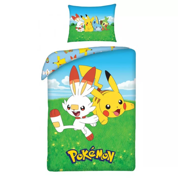 Housse de couette pokemon 140×200cm coton