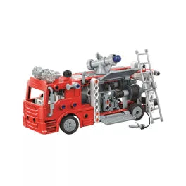 Kit construction camion de pompier 2 en 1 8+