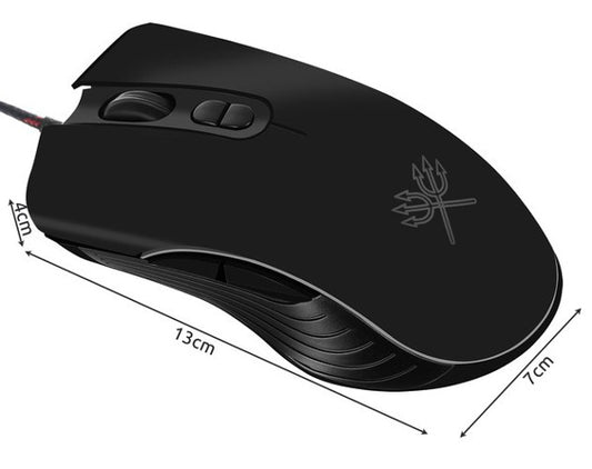 Souris gamer LED 1200-7200 DPI pour PC portable