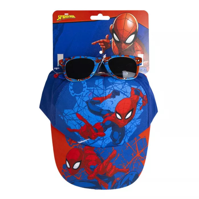 Ensemble lunettes et casquette spiderman