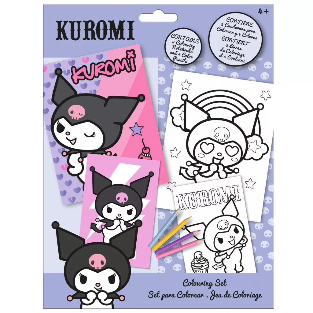 Kit de coloriage kuromi hello kitty