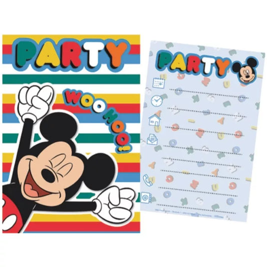 Invitation anniversaire Mickey