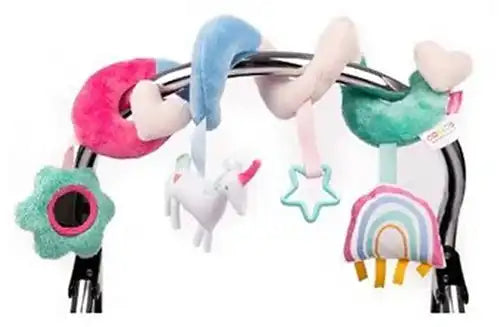 Chaîne de poussette en peluche