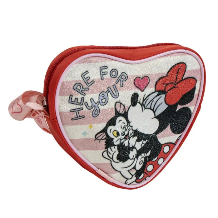 Sac bandoulière cœur Minnie