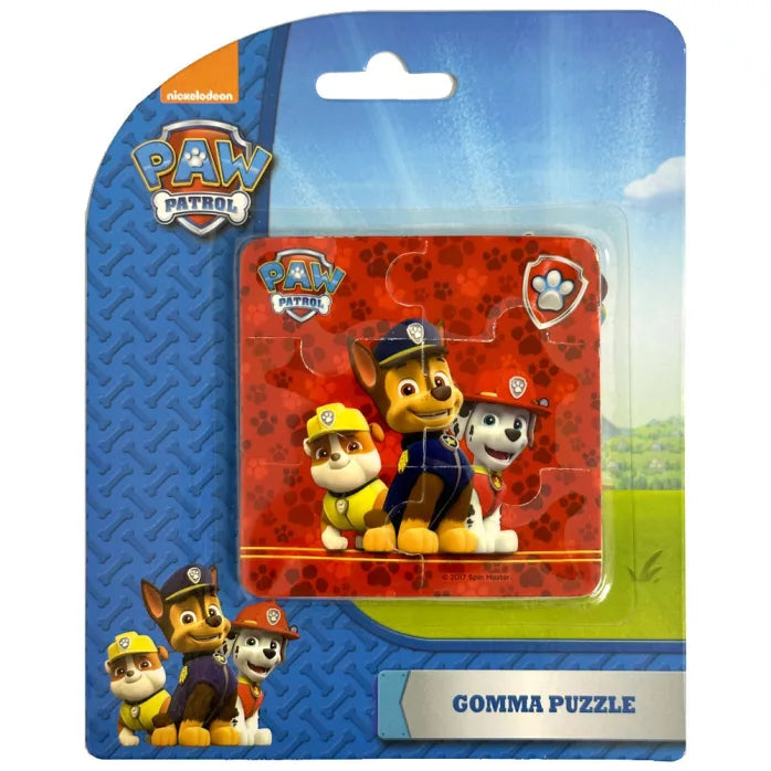 Gommes forme puzzles pat patrouille (×6)