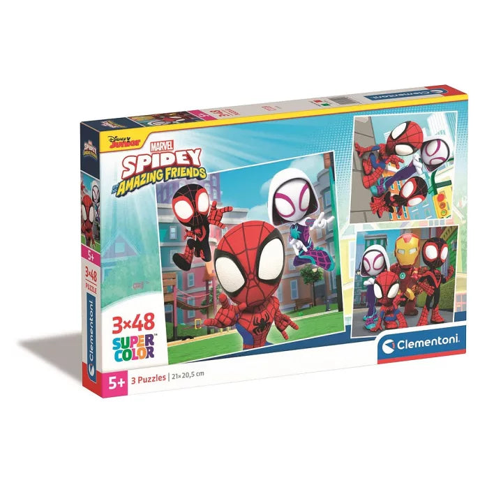 Puzzle 3×48 pièces Spidey