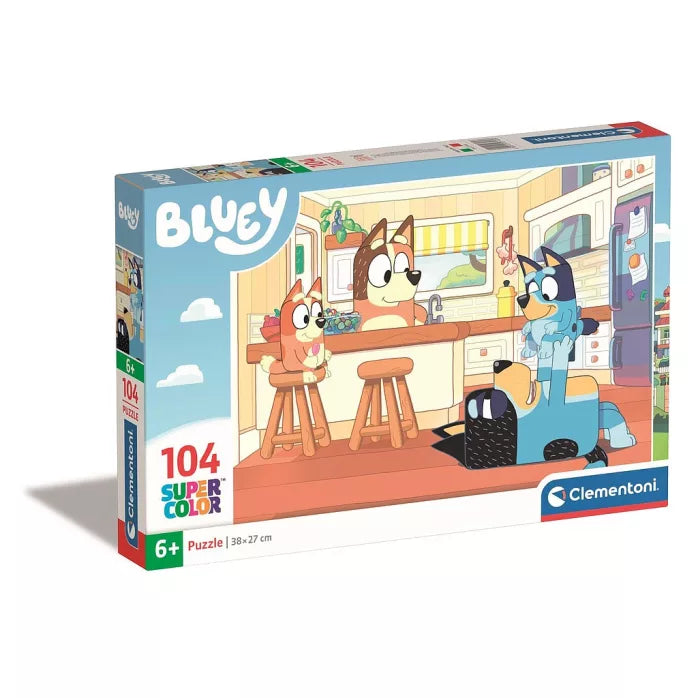 Puzzle 104 pièces bluey