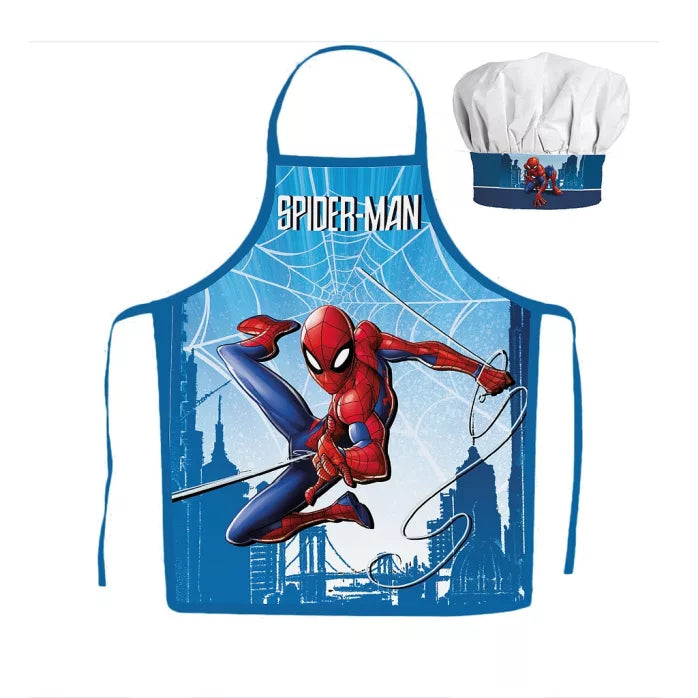 Tablier + toque spiderman