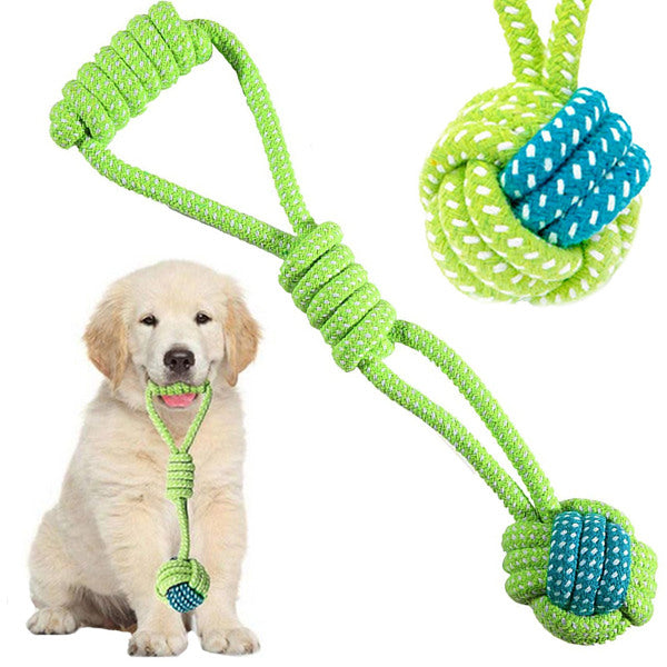 Jouet pour chien, jouet à mâcher, jouet à tirer, solide, longue corde.