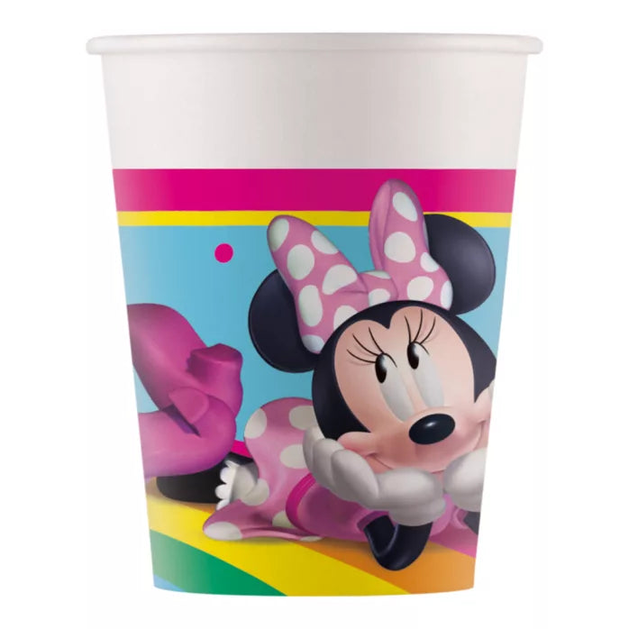 8 gobelets anniversaire minnie