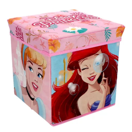 Rangement pour jouets en tissu princesses 30×30×30cm