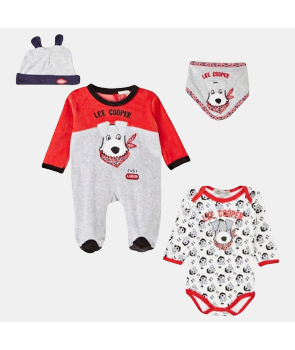 Ensemble 4 pièces bébé Lee Cooper