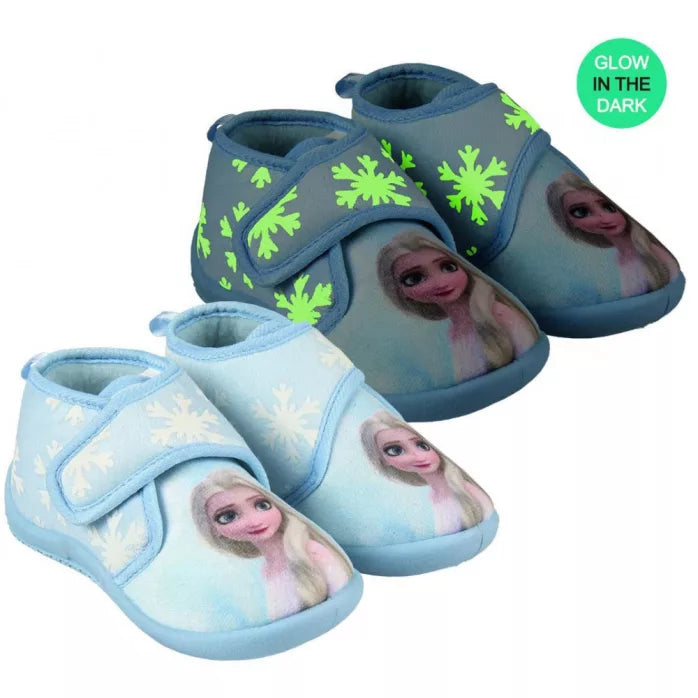 Chaussons phosphorescents reine des neiges