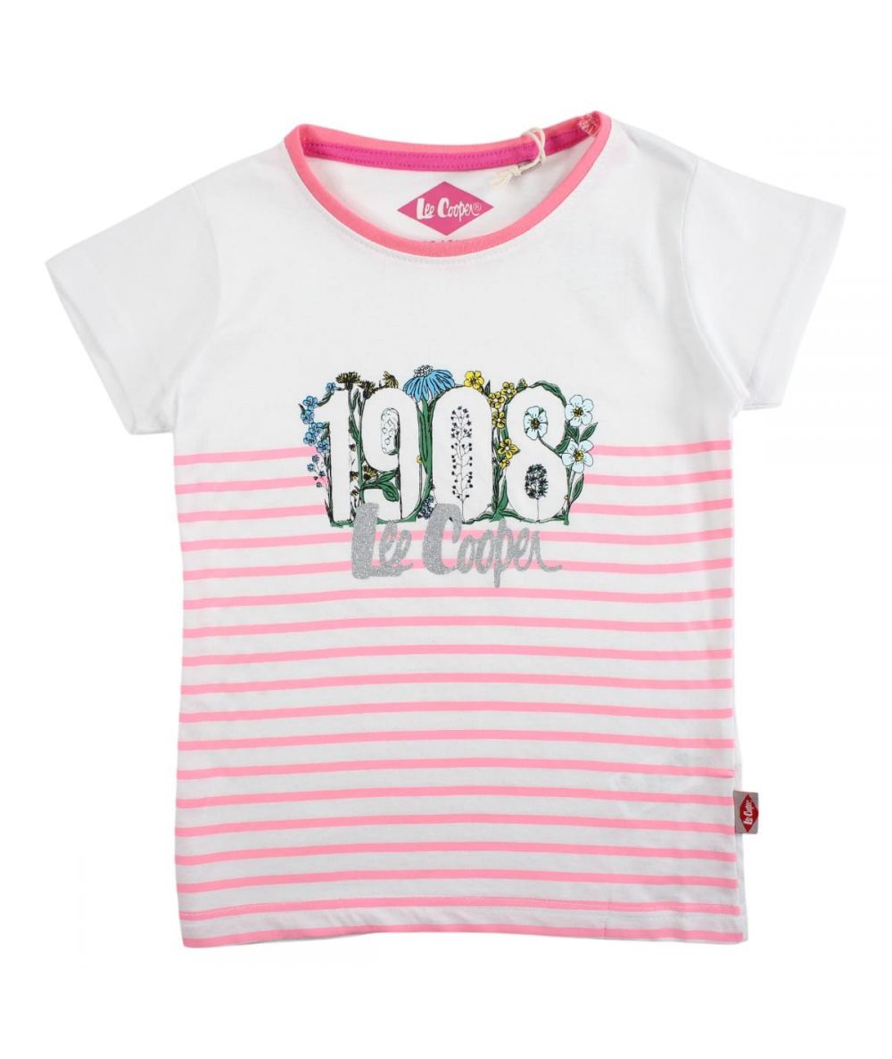 Tee shirt manche courte fille Lee Cooper