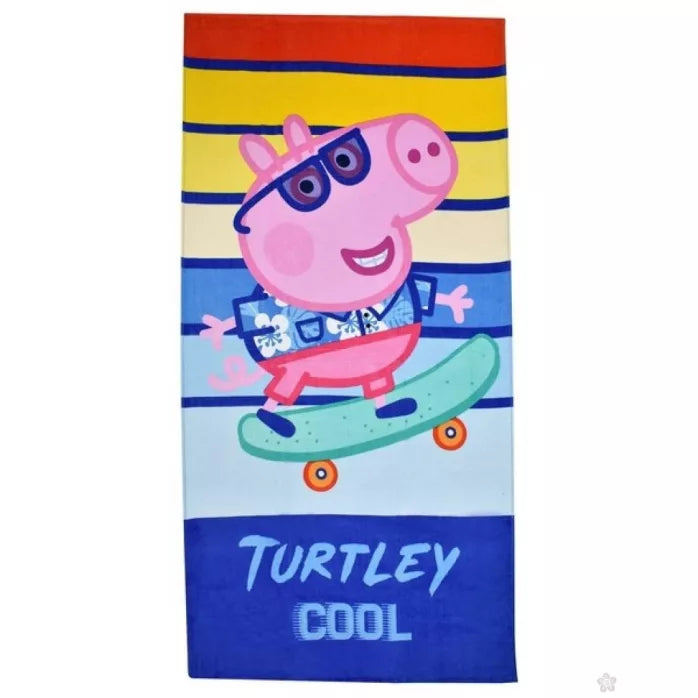 Serviette en coton Peppa pig 70×140cm