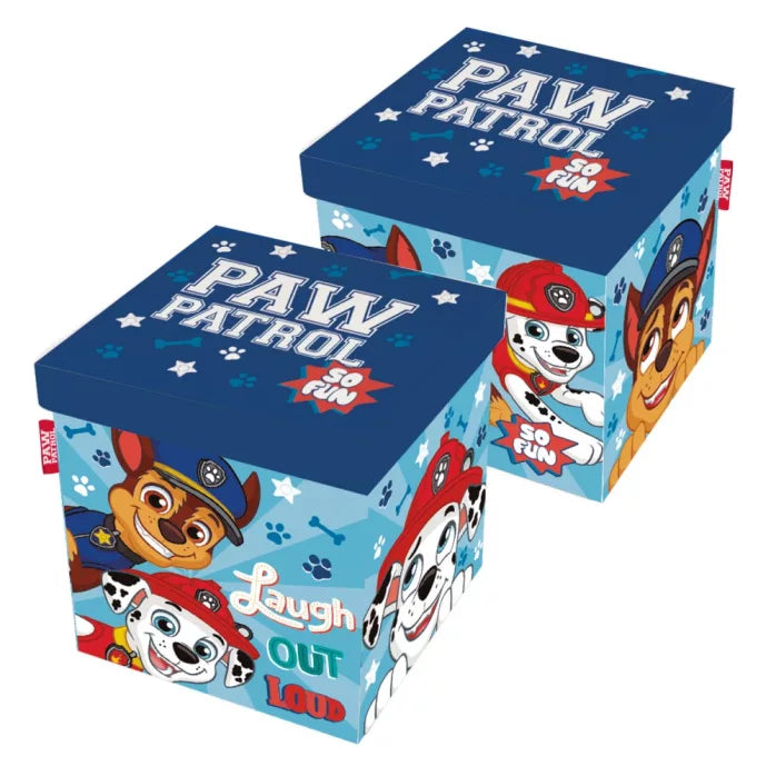 Rangement pour jouets en tissu pat patrouille 30×30×30cm