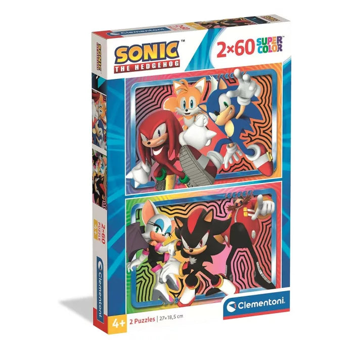 Puzzle Sonic 2×60 pièces