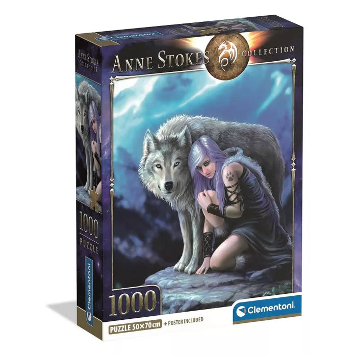 Puzzle compact de 1000 pièces Fantasy Protector Anne Stokes Clementoni