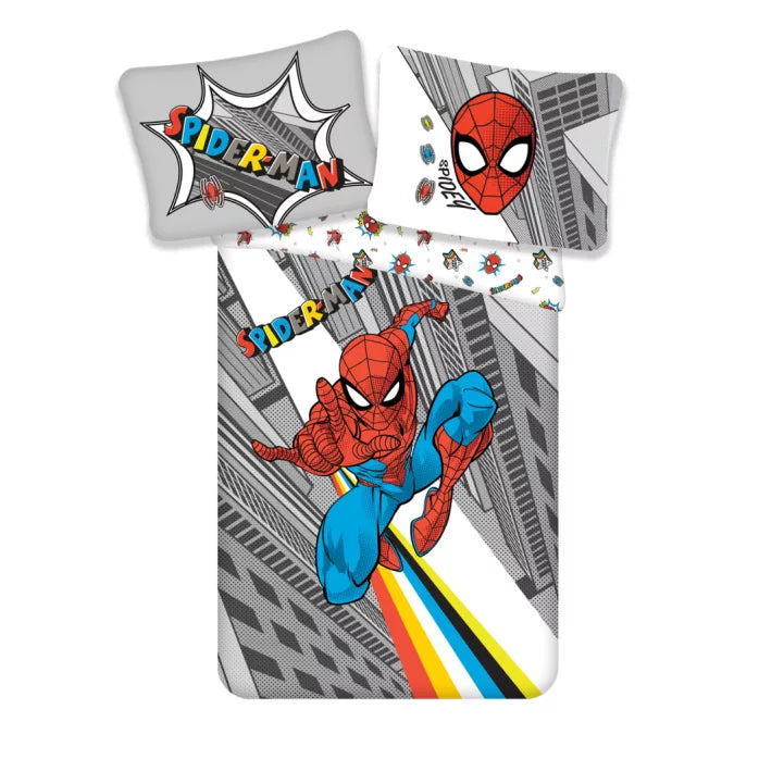 Housse de couette Spiderman 140×200cm, 70×90 cm