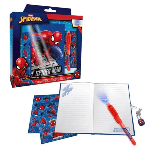 Journal + stylo magique spiderman