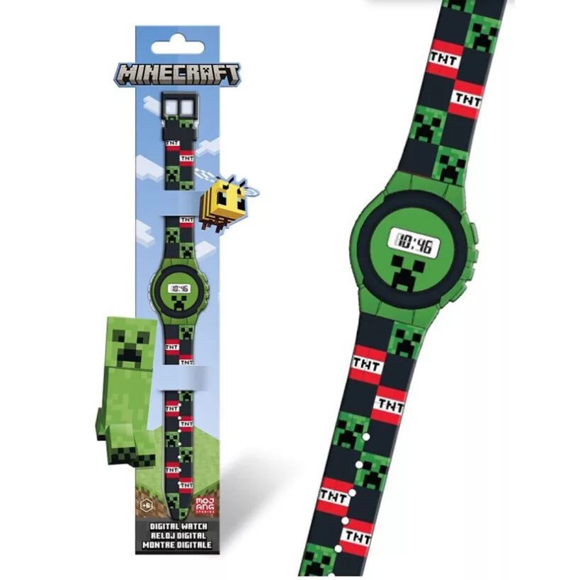 Montre numérique Minecraft