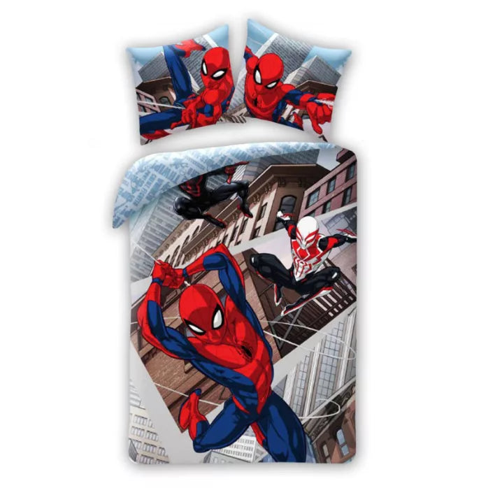 Housse de couette Spiderman 140×200cm, 70×90 cm