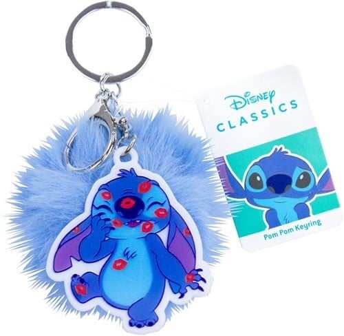 Porte clé pompon Stitch