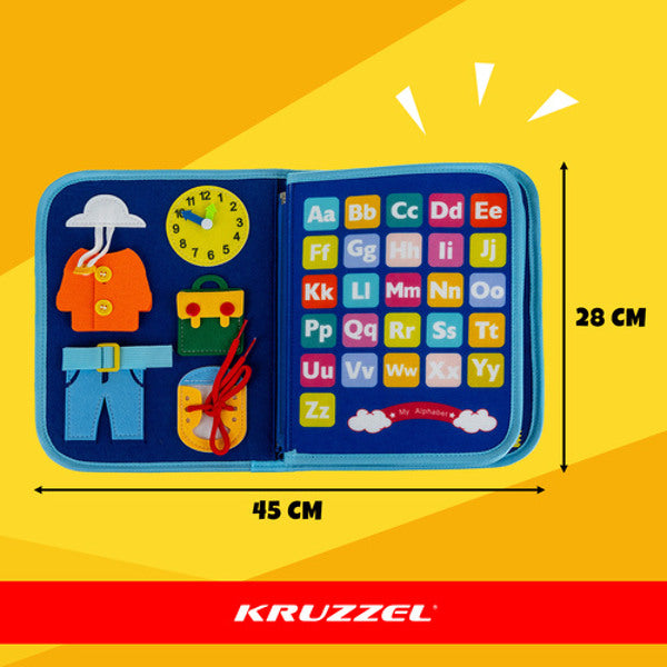 Livre de manipulation krussel Montessori 7 activités en 1